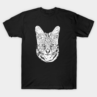 Serval portrait T-Shirt